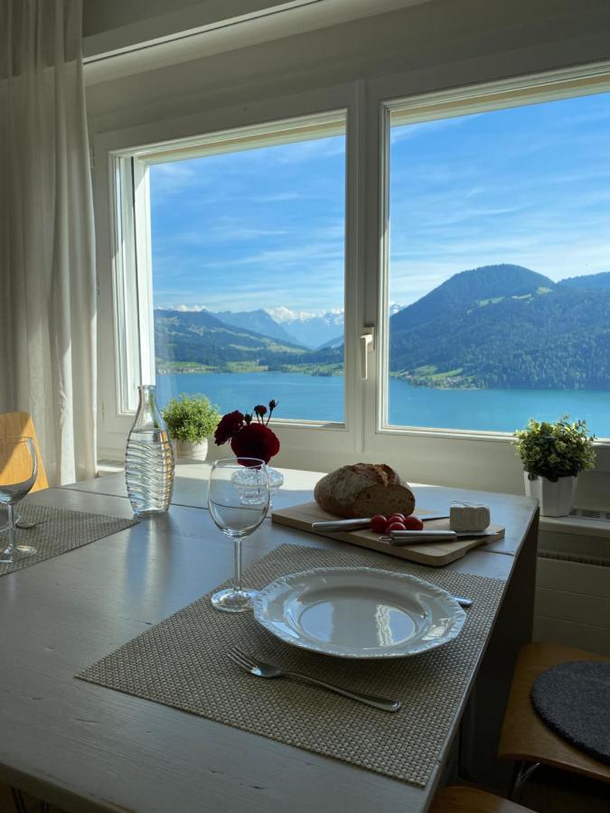 Beautiful Apartment With Fantastic Views Oberägeri Exterior photo