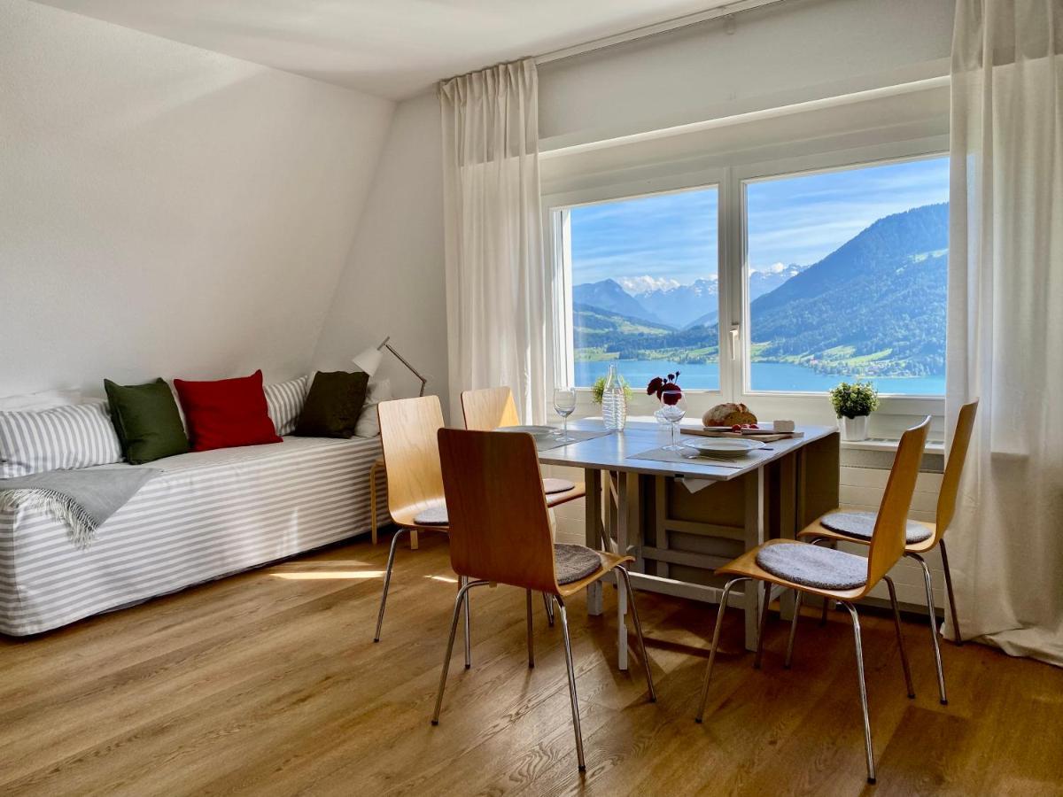 Beautiful Apartment With Fantastic Views Oberägeri Exterior photo