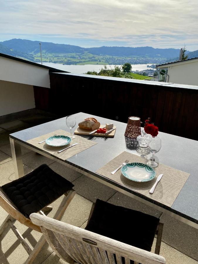 Beautiful Apartment With Fantastic Views Oberägeri Exterior photo
